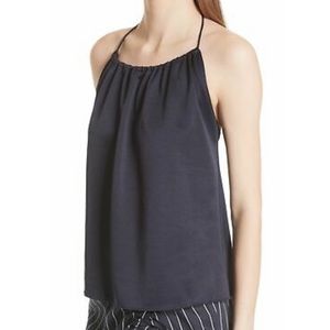 Tibi Sculpted Pique Halter Top